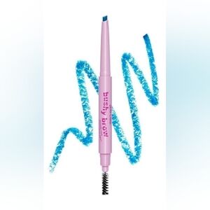 🩵 Lime Crime Bushy Brow Pomade Stick Anime Blue Eyebrow Pencil Vegan NIB 1pc 💖